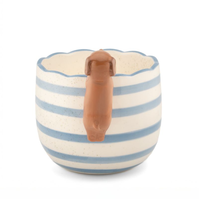 BLOMSTERPOTTE – Dachshund på kanten – Sass & Belle