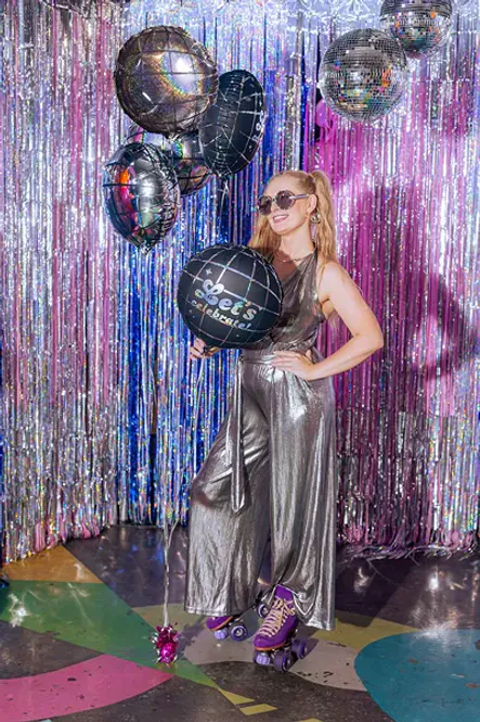 Hovedbilde FOLIEBALLONGER – Disco Balls – 5-pk – ...