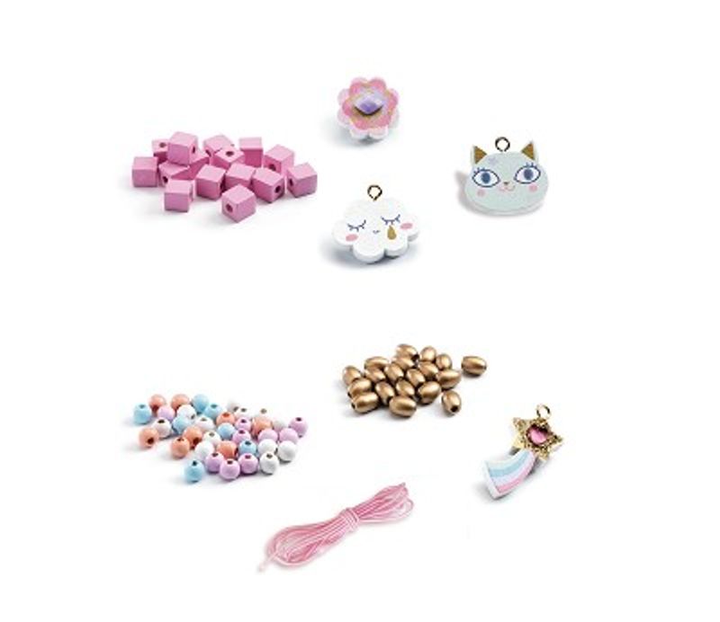 HOBBYSETT – Lag hårbøyler med perler – Djeco