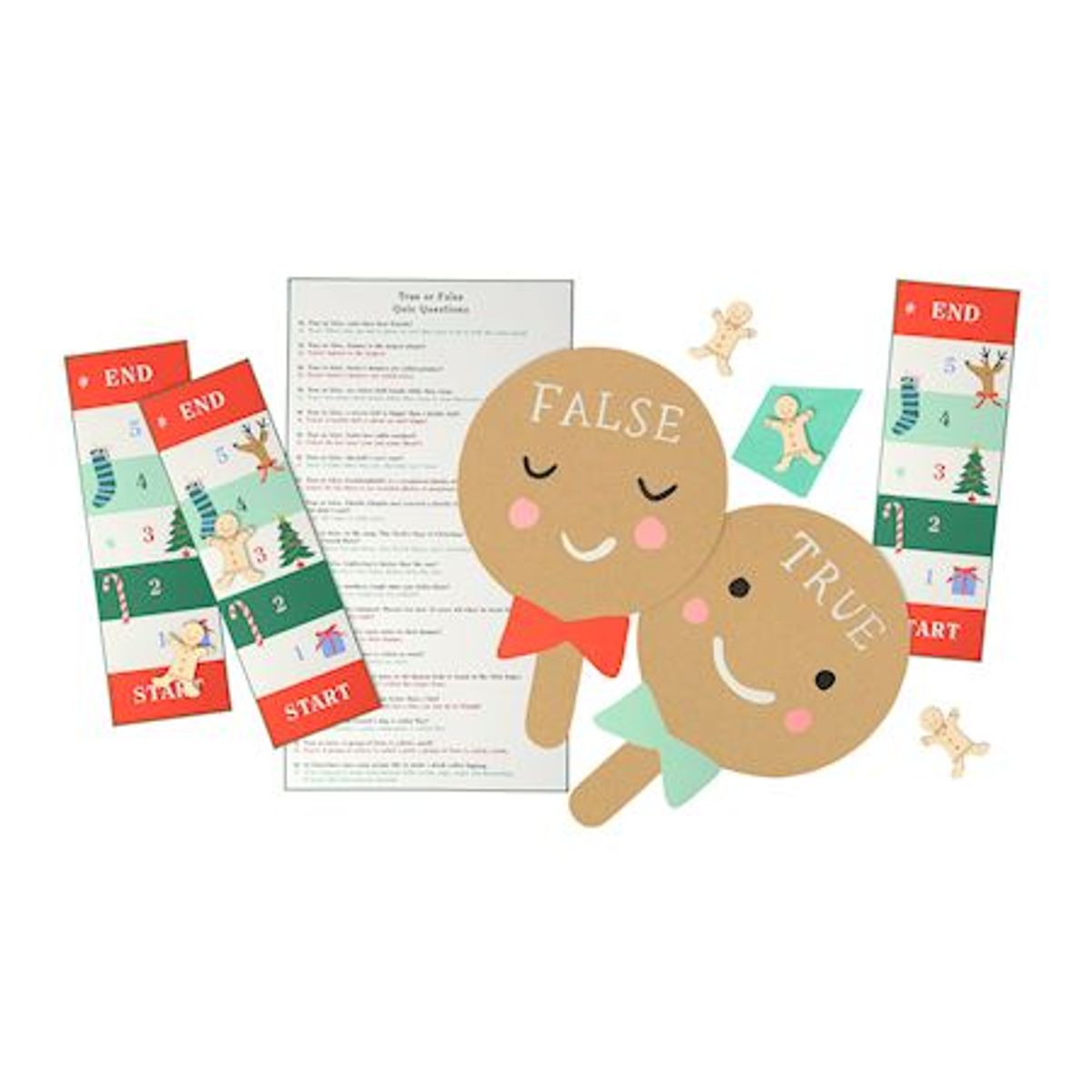 NON-SNAP CRACKERS – Pepperkaker – 6 stk – Meri Meri