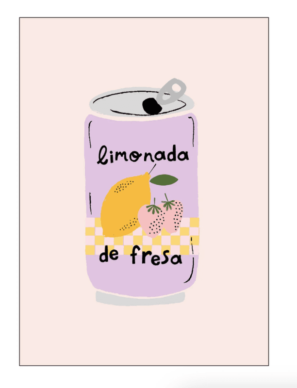 PLAKAT – Strawberry Lemonade – 30 x 40 cm – Aislinn Simmonds