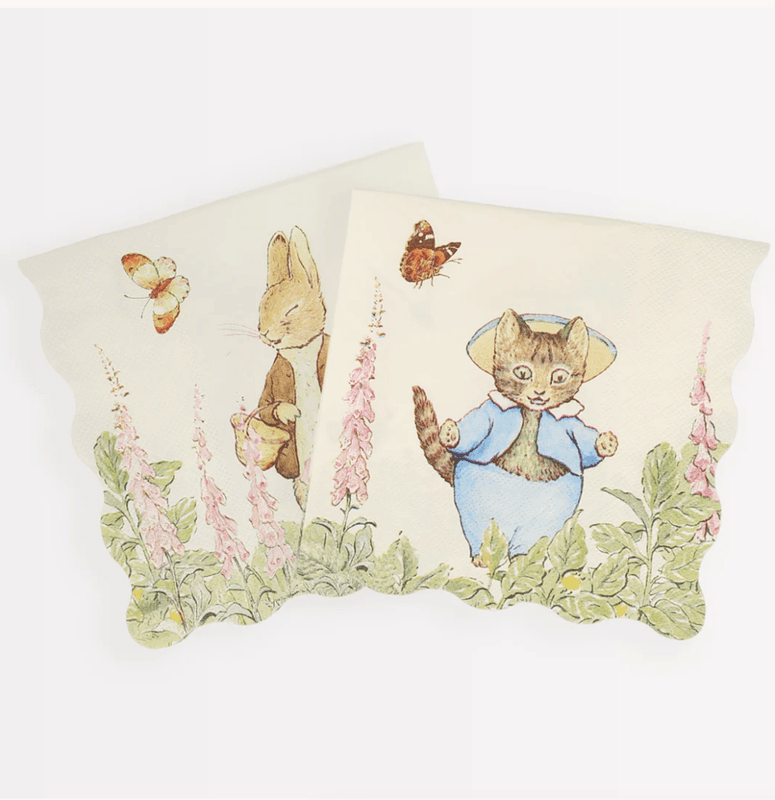 SERVIETTER – Peter Rabbit I hagen – 16 pk – Meri Meri