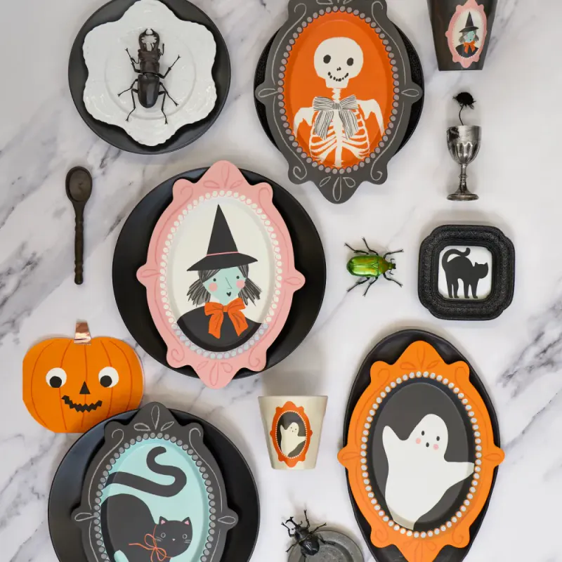 KOPPER – Halloween portretter – 4 stk. – Meri Meri