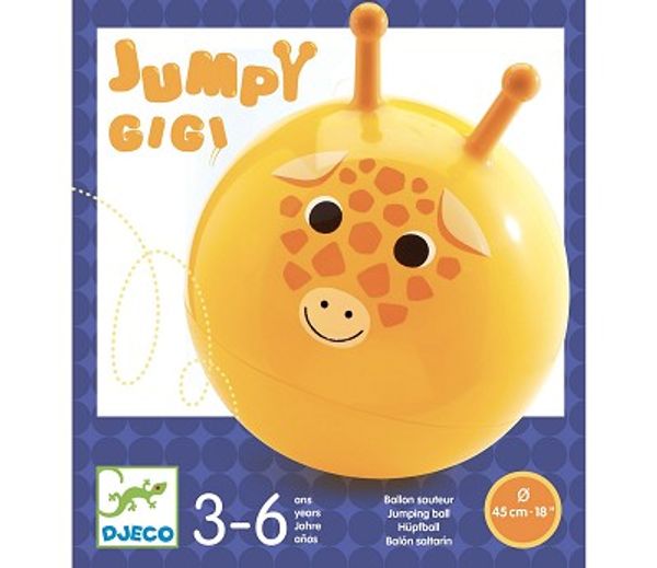 Hovedbilde HOPPEBALL – Gul sjiraff – 45 cm – Djeco
