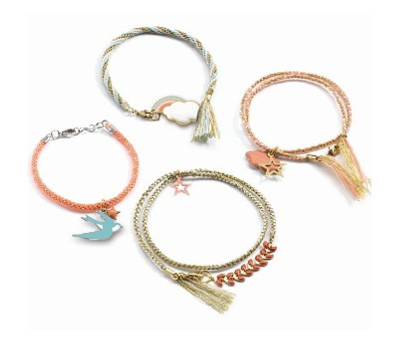 HOBBYSETT  – Lag armbånd med charms – Djeco