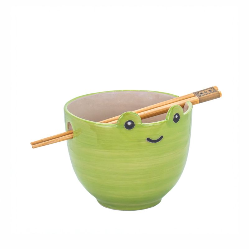 NUDDELBOLLE – Frosk med spisepinner – Sass & Belle