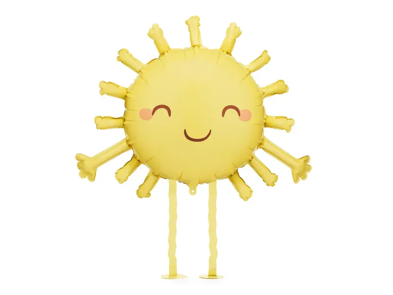 FOLIEBALLONG – Smilende sol – PartyDeco