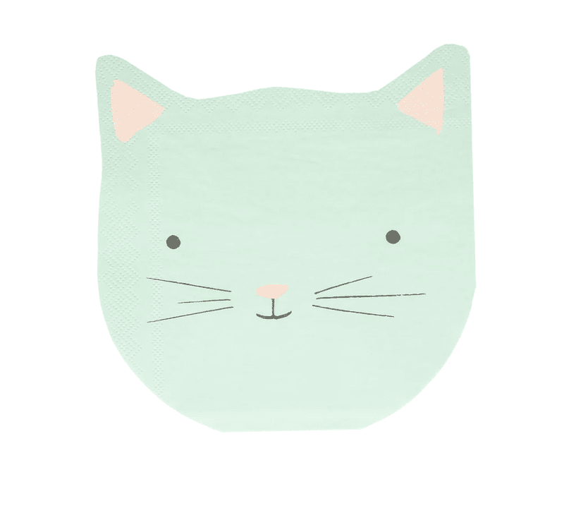 SERVIETTER – Søte katter – 16-pk – Meri Meri