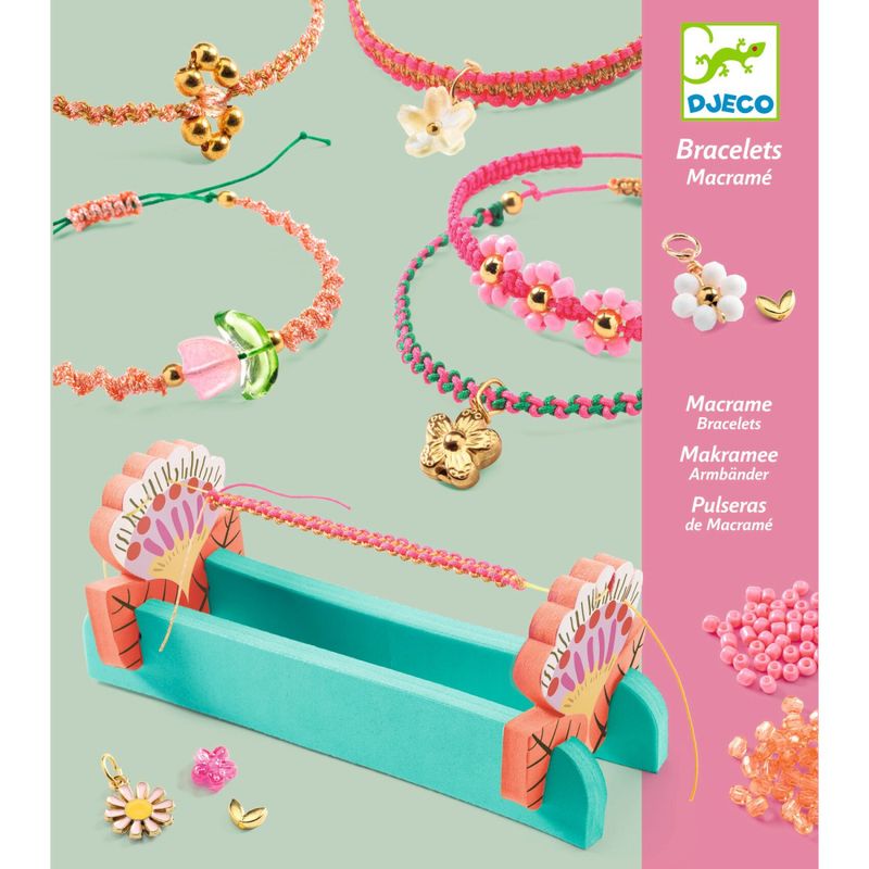 HOBBYSETT – Lag makramé armbånd – Djeco