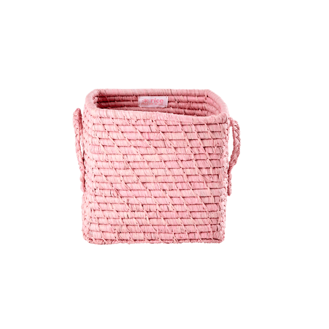 Hovedbilde LITEN KURV – Rosa – Rice