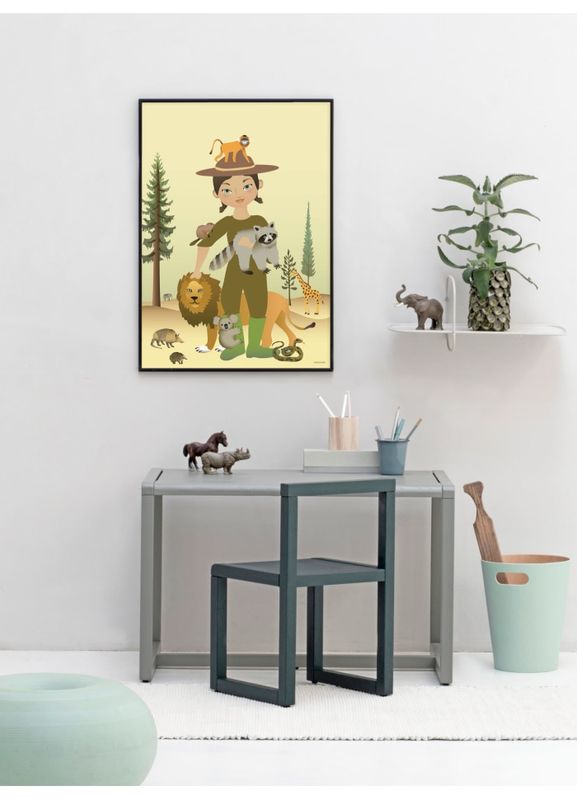 PLAKAT - The Zookeeper - Vissevasse - 50 x 70 cm.