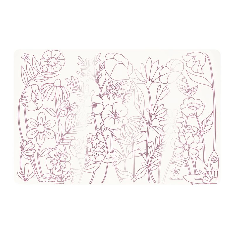 FARGELEGGINGSBRIKKER – Blomster og sommerfugler – 8-pk – Meri Meri