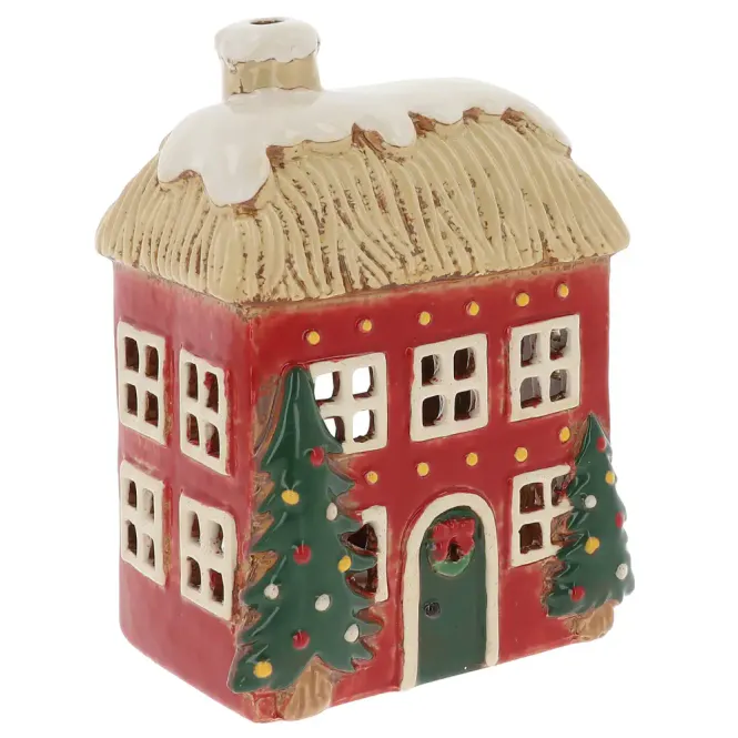 Hovedbilde TELYSHOLDER – Xmas Thatched Roof House – Joe ...