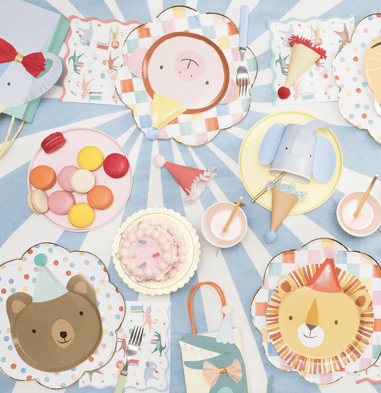 PAPPASJETTER – Søte dyr – Dyreparade – 8-pk – Meri Meri