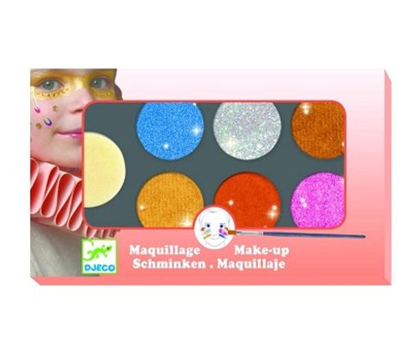 Hovedbilde ANSIKTSMALING – 6 glitterfarger – Fra 3 år ...