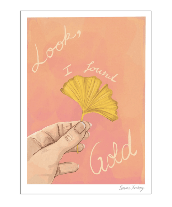 Hovedbilde PLAKAT – I Found Gold – 30 x 40 cm – Emma ...