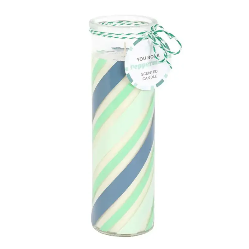 DUFTLYS – Peppermint med striper – Something Different