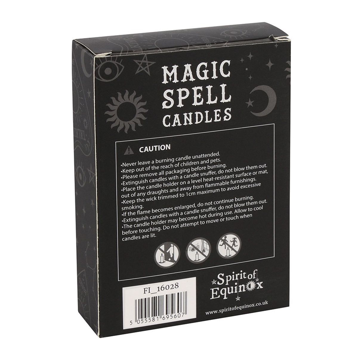 STEARINLYS – Hvite Spell Candles Happiness – 12 stk – Something Different