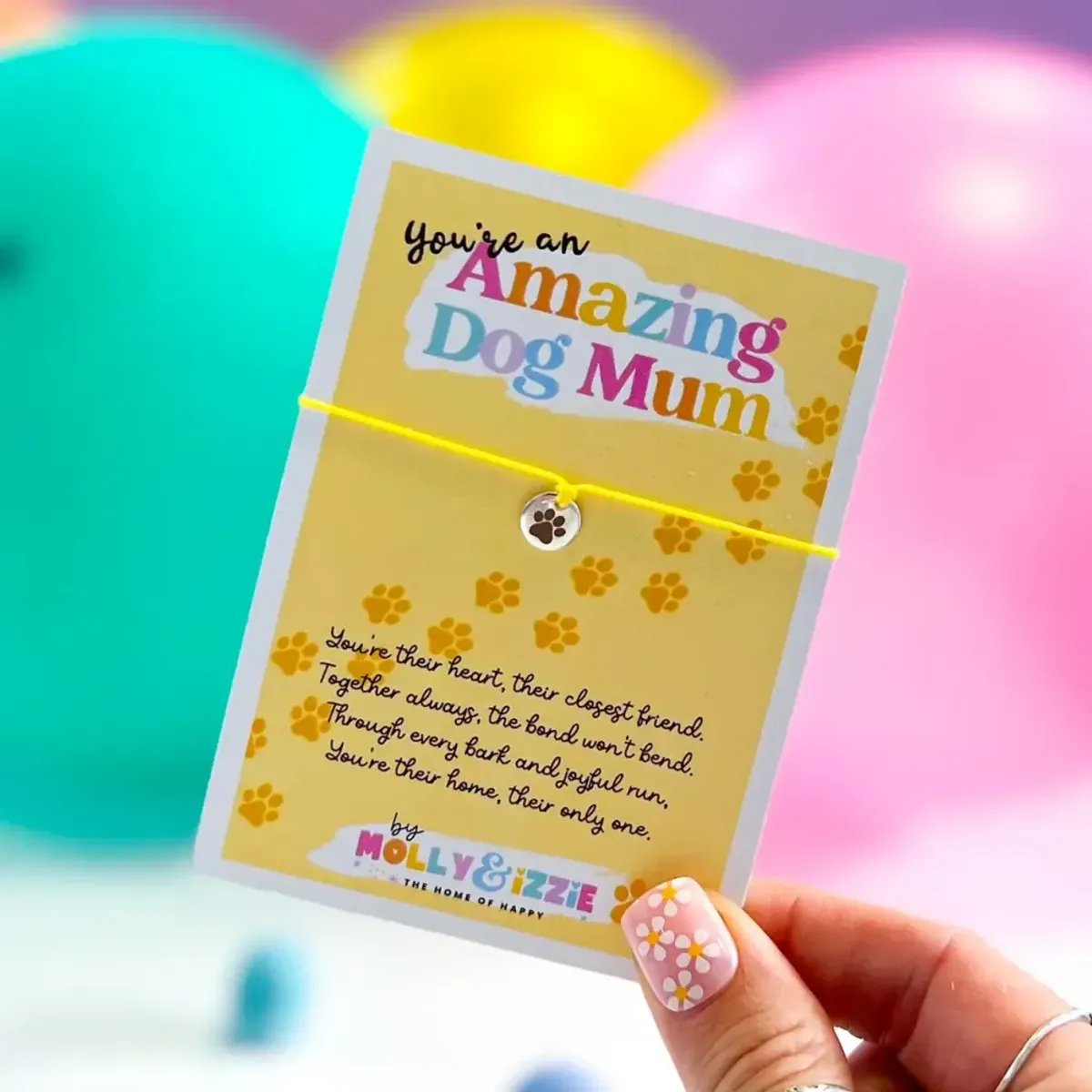 CHARMARMBÅND – Dog Mum – by Molly & Izzie