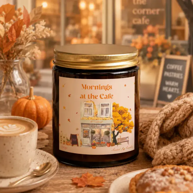 Hovedbilde DUFTLYS – Mornings at the Café – Frøken Rosa