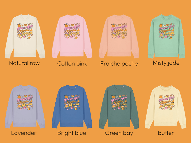  GENSER – Gilmore Girls Rewatch Season  – 8 farger – Festligetrykk