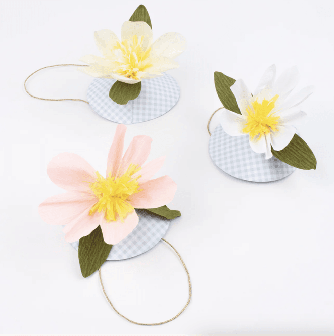 Hovedbilde PARTYHATTER – Papirblomster – 6-pk – Meri ...