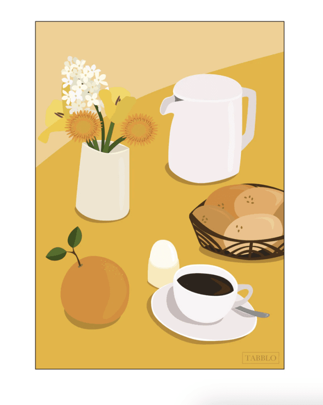 PLAKAT – Hot Buns – A3 – Tabblo