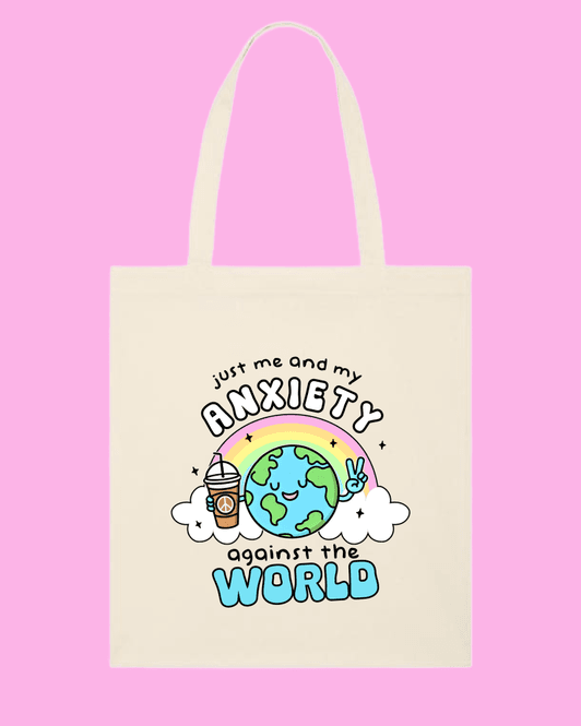 Hovedbilde TOTE BAG – Me and My Anxiety – Festligetrykk