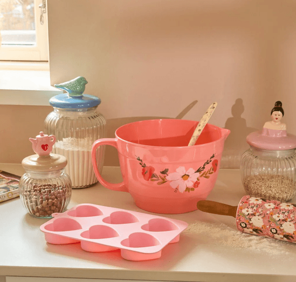 Hovedbilde BAKEBOLLE – Allison Flower Print – Korall ...