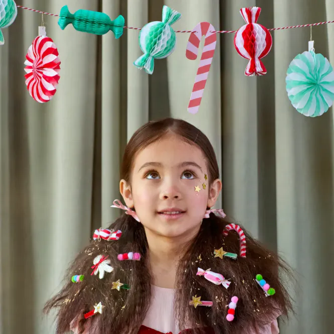 Hovedbilde GIRLANDER – Christmas Candy Mini Honeycomb – ...