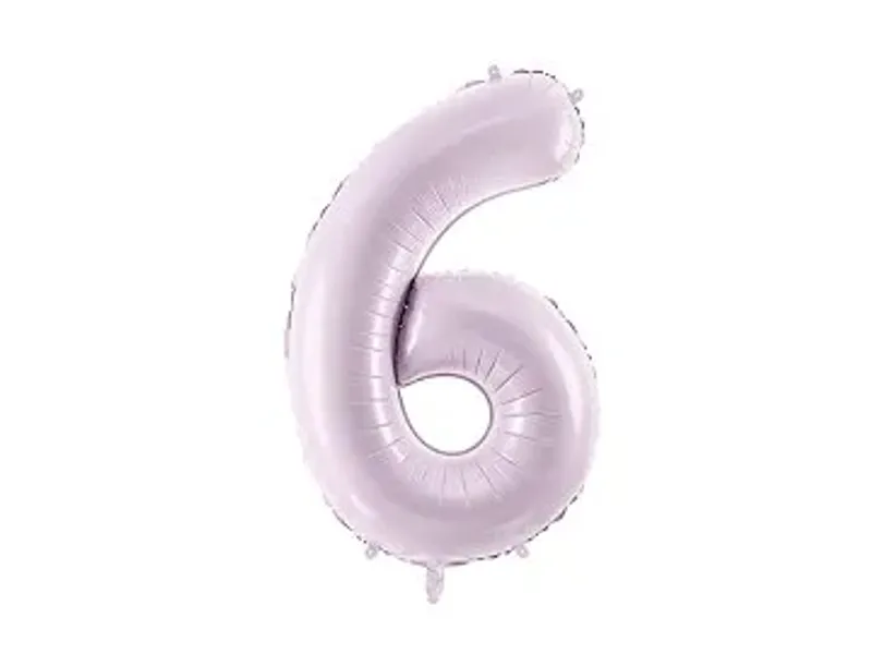 FOLIEBALLONG – Tall 6 – Lys lilla – 72 cm – PartyDeco