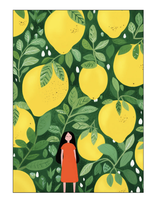 Hovedbilde PLAKAT – Lemon Garden – 30 x 40 cm – ...