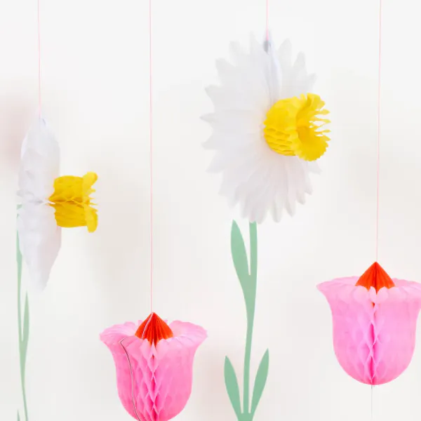 Hovedbilde OPPHENG – Blomster honeycomb – 6 pk – ...