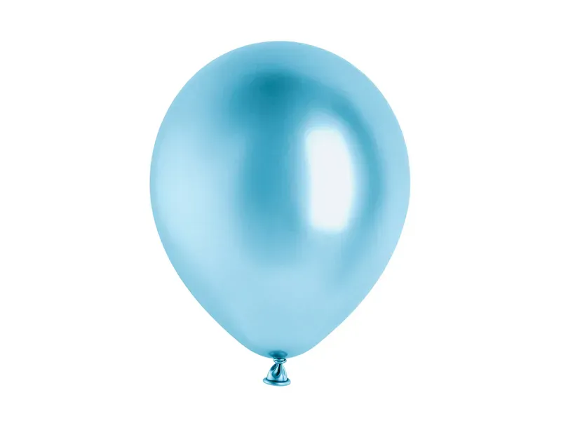BALLONGER - Glossy - Blå - 30 cm - 10 pk - PartyDeco