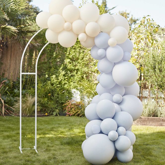 Hovedbilde BALLONGBUE – Blå & Lys beige 75 ballonger – ...