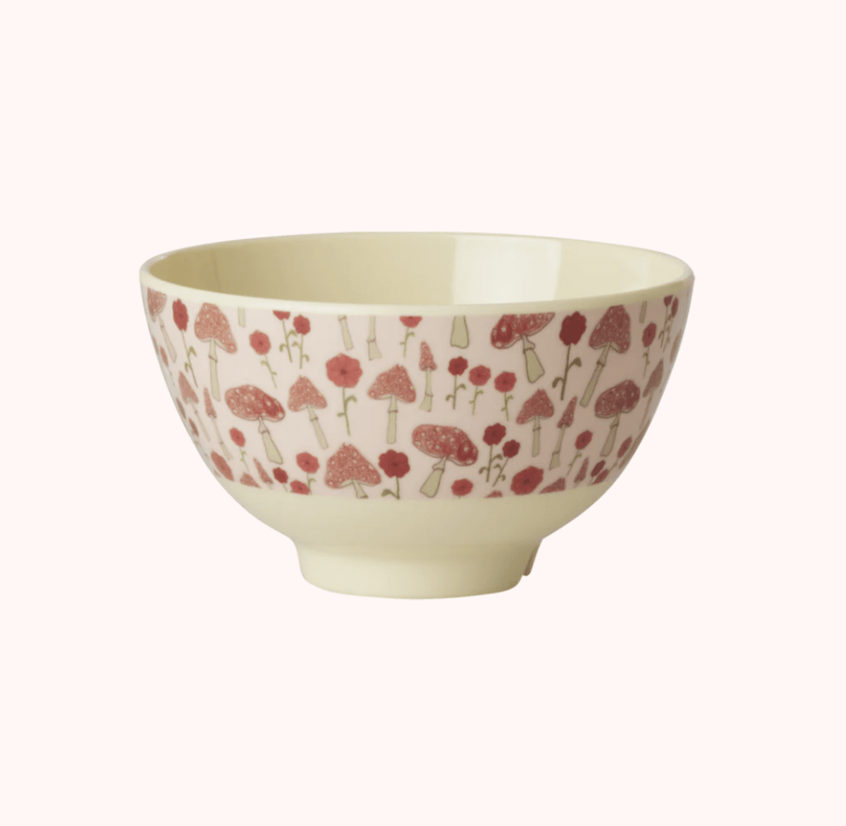 LITEN BOLLE – Happy Forest Print – Rød – Rice