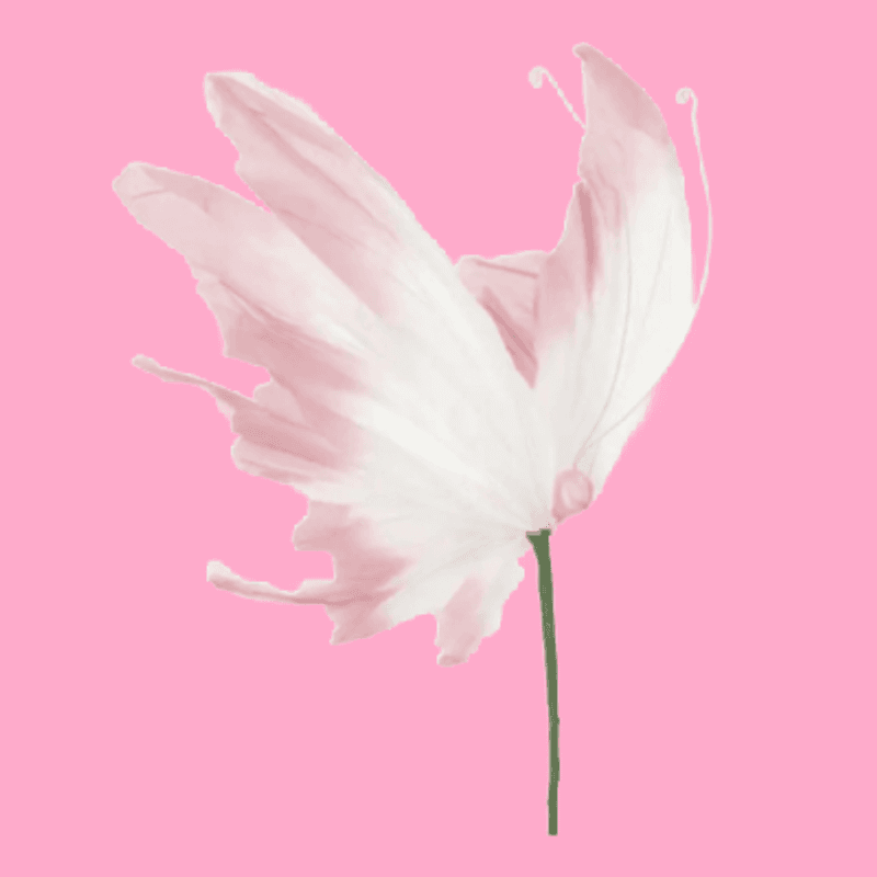 BLOMSTERPINNE – Rosa sommerfugl – Alot
