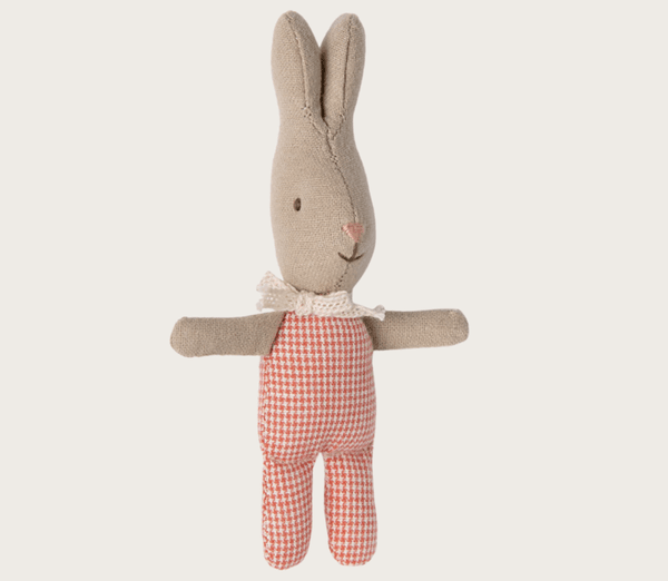 Hovedbilde KANIN – My – Med rødrutete heldress – ...