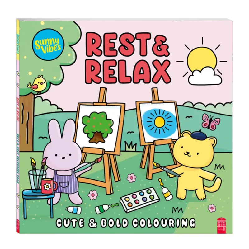 FARGELEGGINGSBOK – Rest & Relax – Sunny Vibes