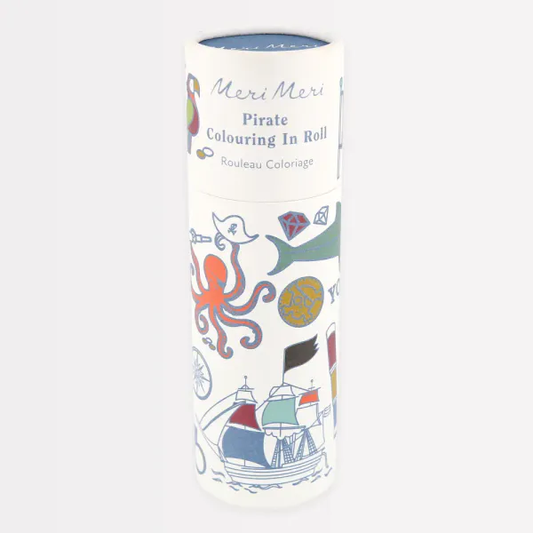 Hovedbilde  FARGELEGGINGSRULL – Sjørøvermotiv med fargestifter ...