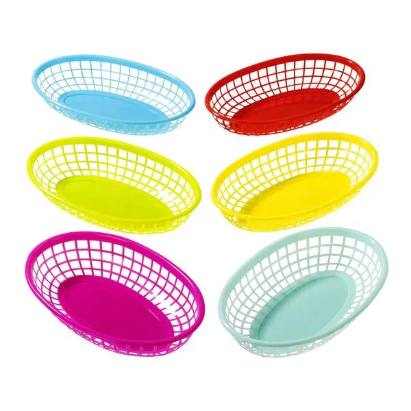 Hovedbilde SERVERINGSKURVER – Fargerike – 6 pk – ...