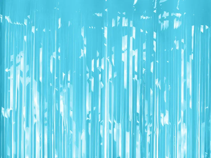 PARTYGARDIN – Lyseblå – 100 x 200 cm – PartyDeco