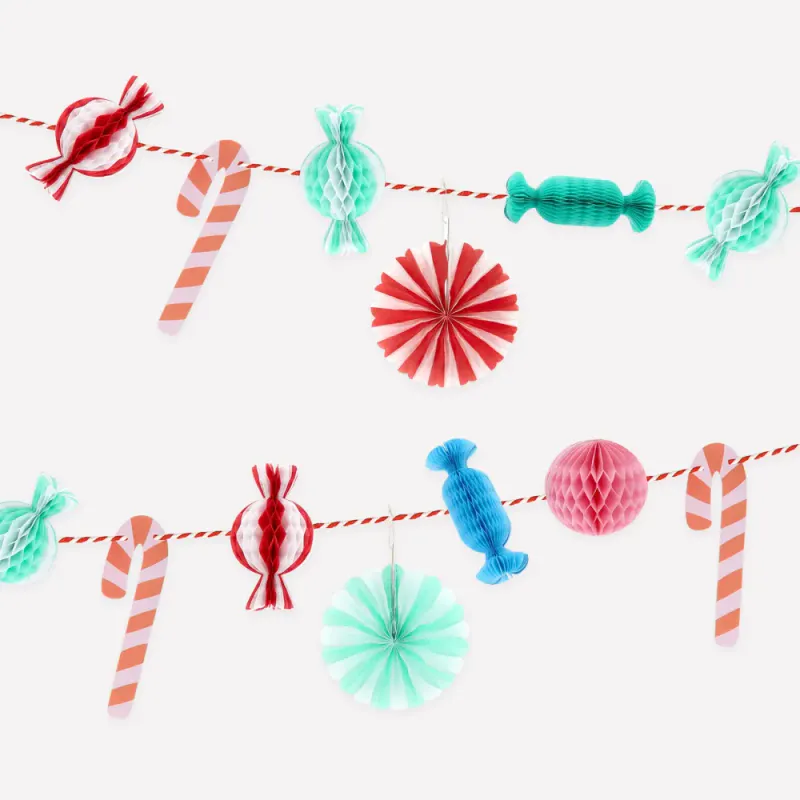 GIRLANDER – Christmas Candy Mini Honeycomb – Meri Meri