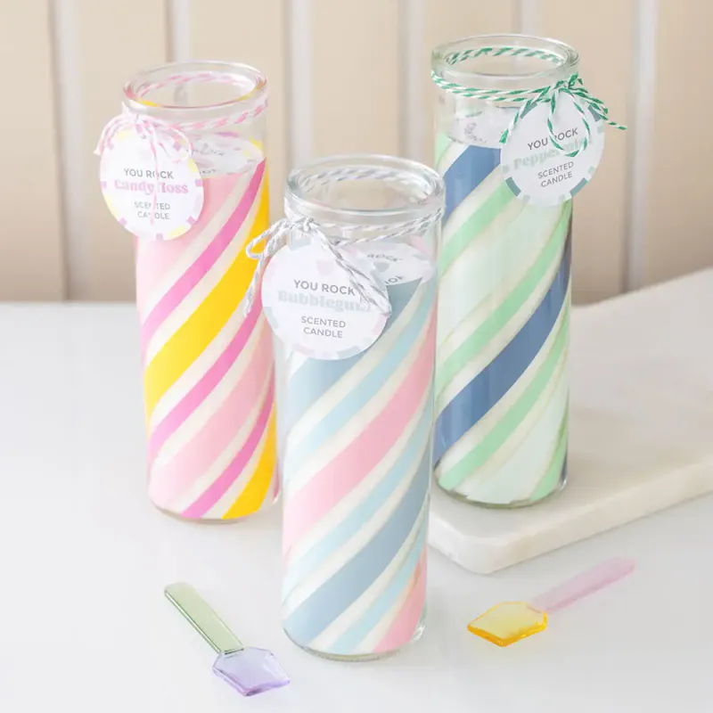 DUFTLYS – Candy Stripe Bubblegum – Pastellfarget – Something Different