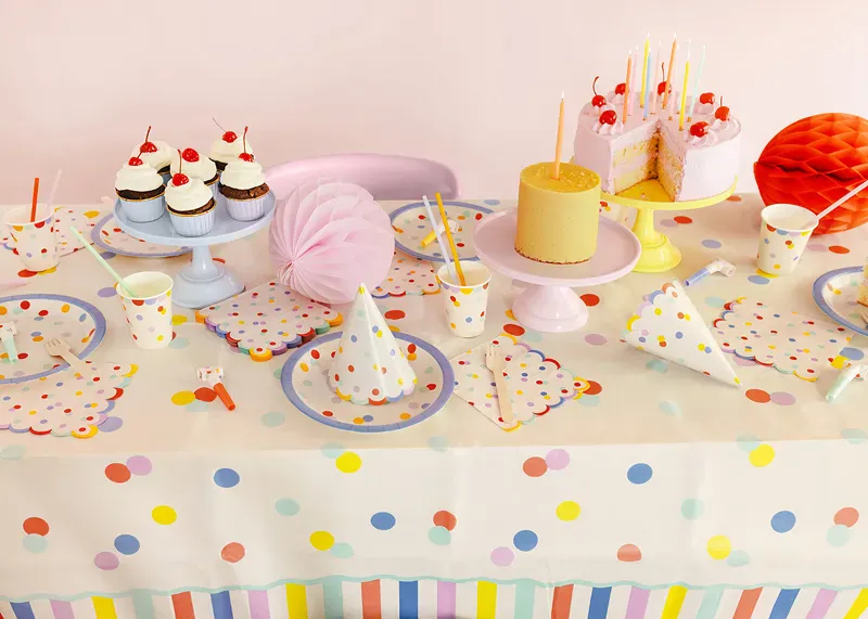 PAPIRDUK - Konfetti - 180 x 120 cm - PartyDeco