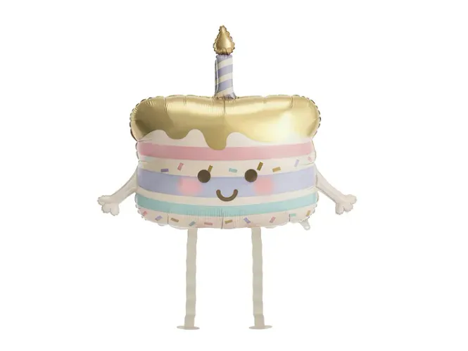 Hovedbilde FOLIEBALLONG – Gående bursdagskake – PartyDeco
