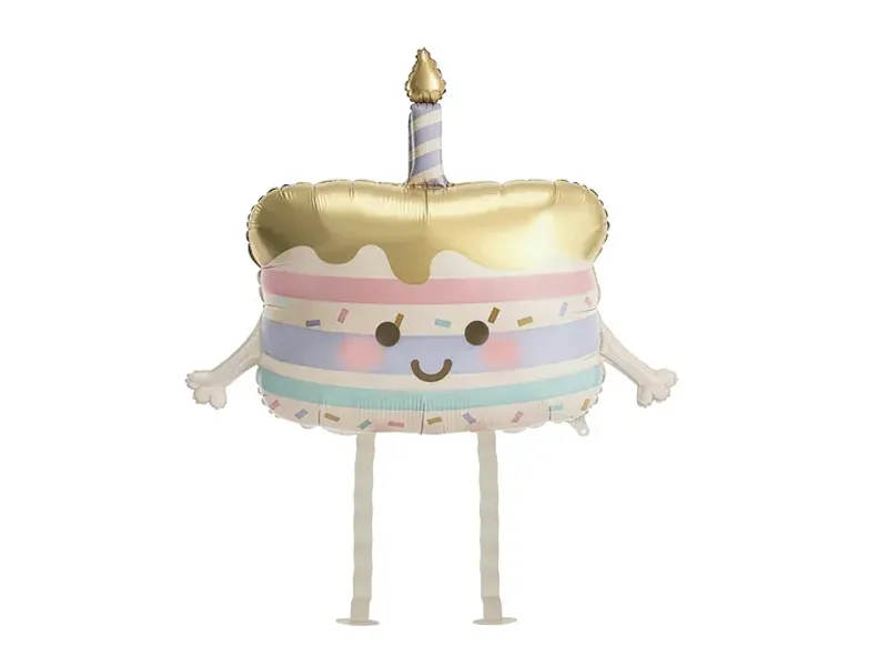 FOLIEBALLONG – Gående bursdagskake – PartyDeco