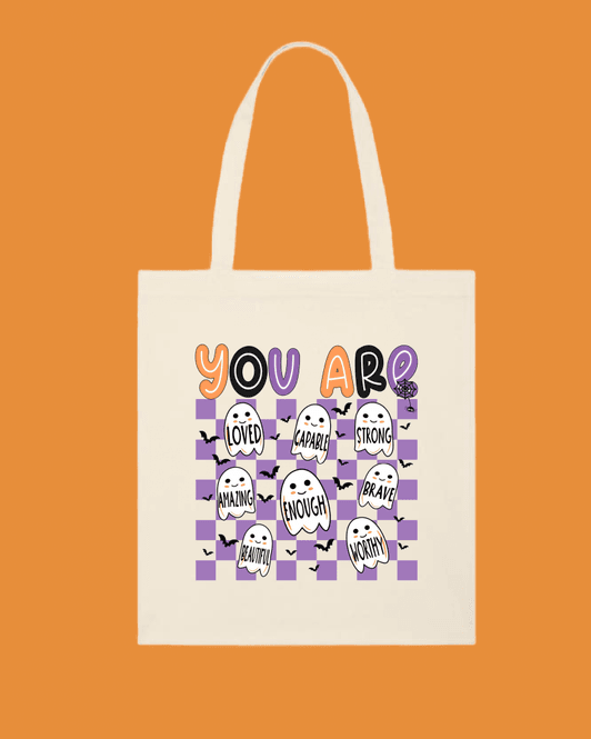 Hovedbilde TOTEBAG – You Are - Halloween – Festligtrykk