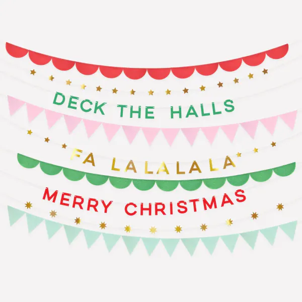 Hovedbilde GIRLANDER – Merry Christmas Deck The Halls – 9 ...