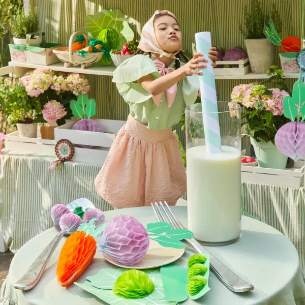 Hovedbilde GIRLANDER – Grønnsaker honeycomb – 10 pk ...